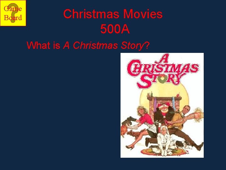 Game Board Christmas Movies 500 A What is A Christmas Story? 