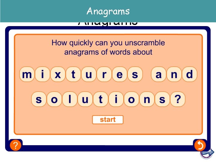 Anagrams 