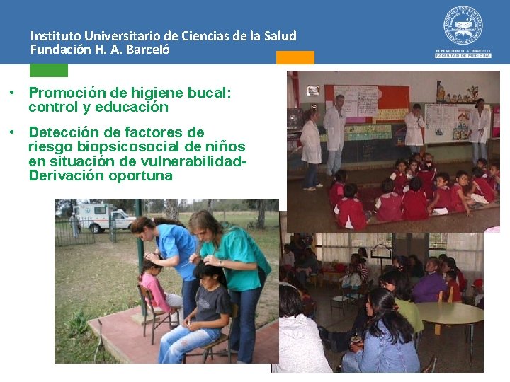 Instituto Universitario de Ciencias de la Salud Fundación H. A. Barceló • Promoción de