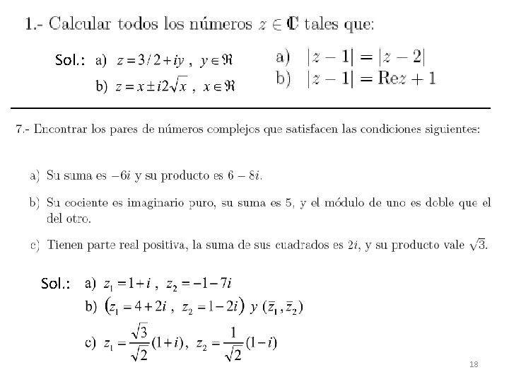 Sol. : 18 