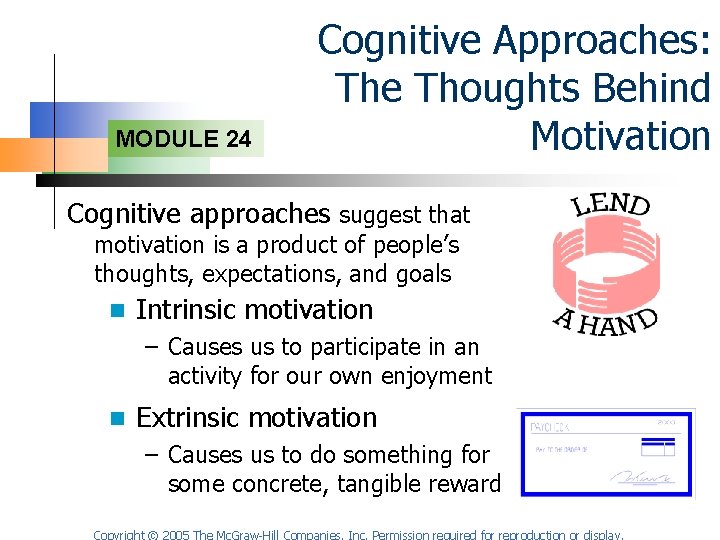 Cognitive Motivation Examples Module 24 Explaining Motivation Karl WeatherlyGetty Images Copyright