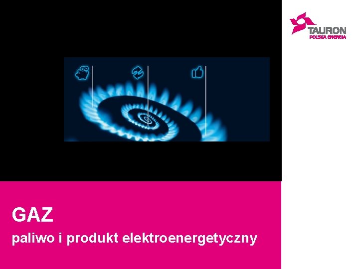 GAZ paliwo i produkt elektroenergetyczny 