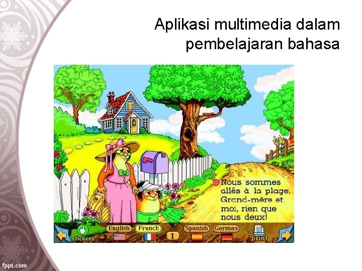 Aplikasi multimedia dalam pembelajaran bahasa 