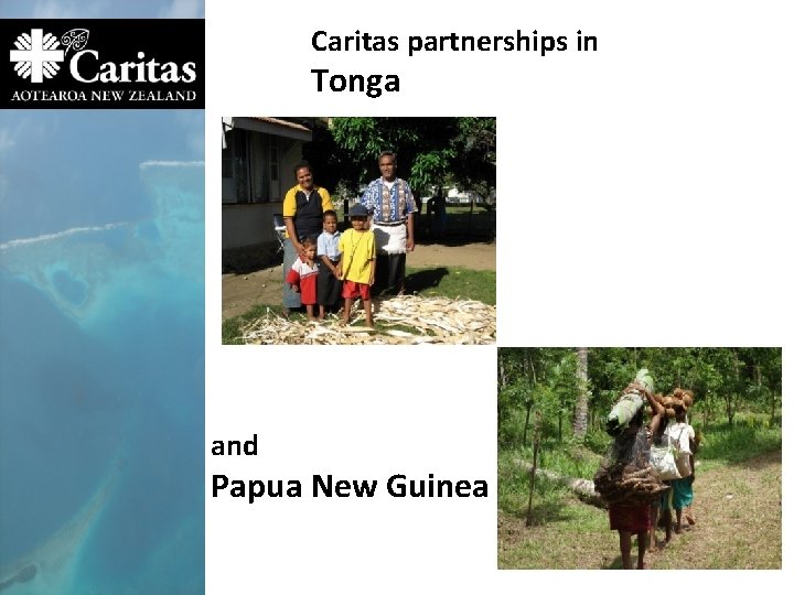 Caritas partnerships in Tonga and Papua New Guinea 