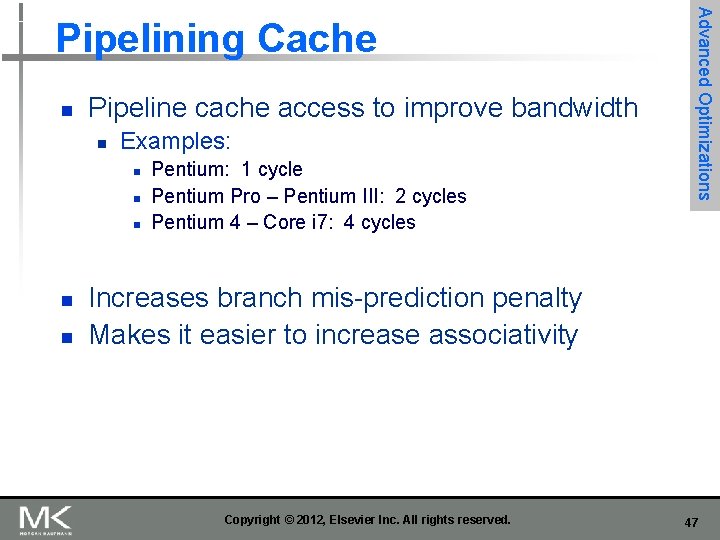 n Pipeline cache access to improve bandwidth n Examples: n n n Pentium: 1 n Pipeline cache access to improve bandwidth n Examples: n n n Pentium: 1