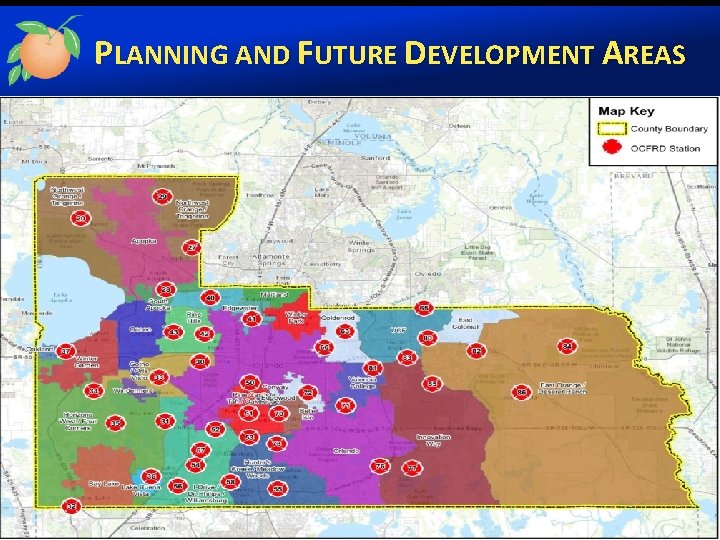 PLANNING AND FUTURE DEVELOPMENT AREAS 