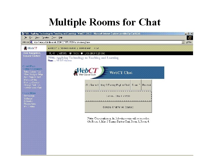 Multiple Rooms for Chat 