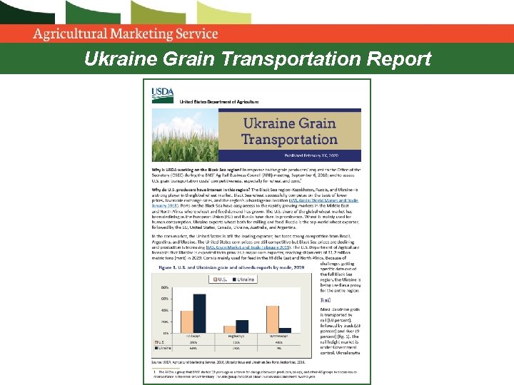 Ukraine Grain Transportation Report Ukraine Grain Transportation Report