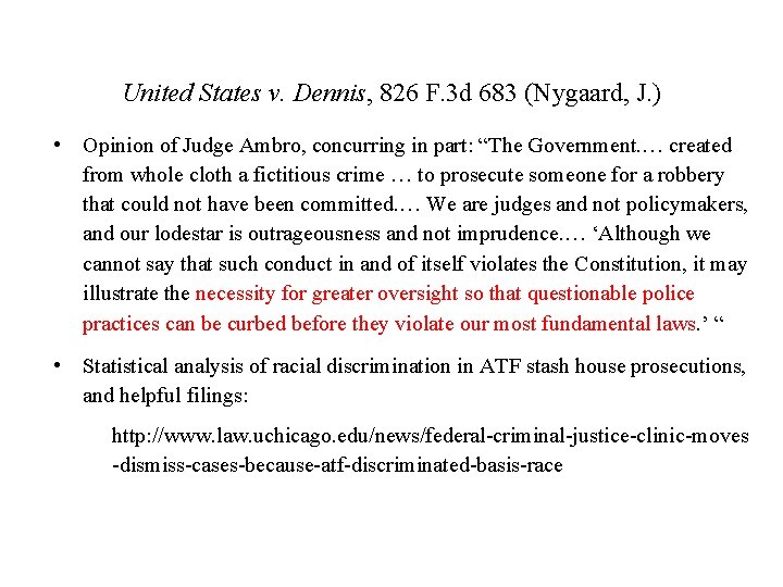 United States v. Dennis, 826 F. 3 d 683 (Nygaard, J. ) • Opinion