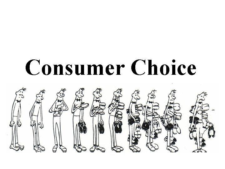 Consumer Choice Consumer Choice