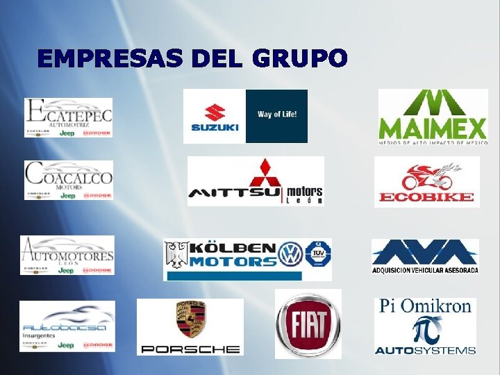 EMPRESAS DEL GRUPO 