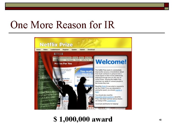 One More Reason for IR $ 1, 000 award 40 
