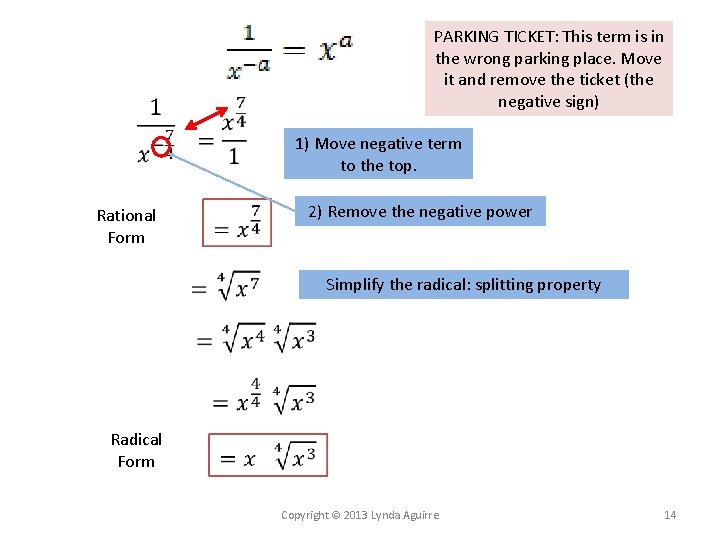 PARKING TICKET: This term is in the wrong parking place. Move it and remove