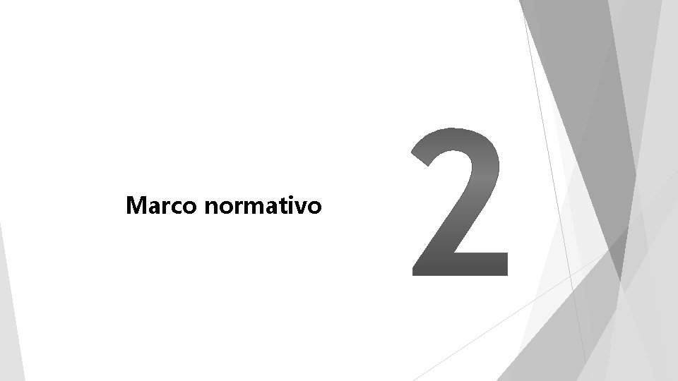 Marco normativo 