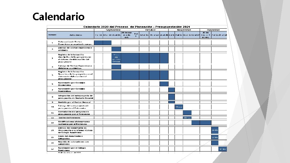 Calendario 