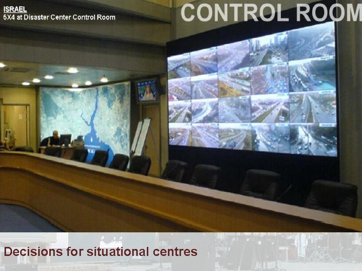 Decisions for situational centres 