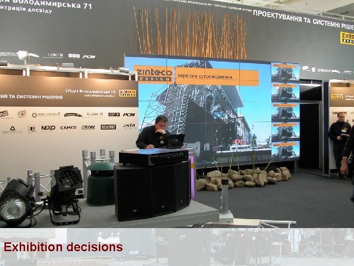 Exhibition decisions 