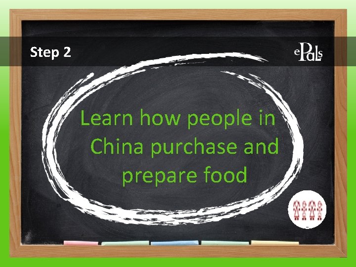 Step 2 Learn how people in China purchase and prepare food 