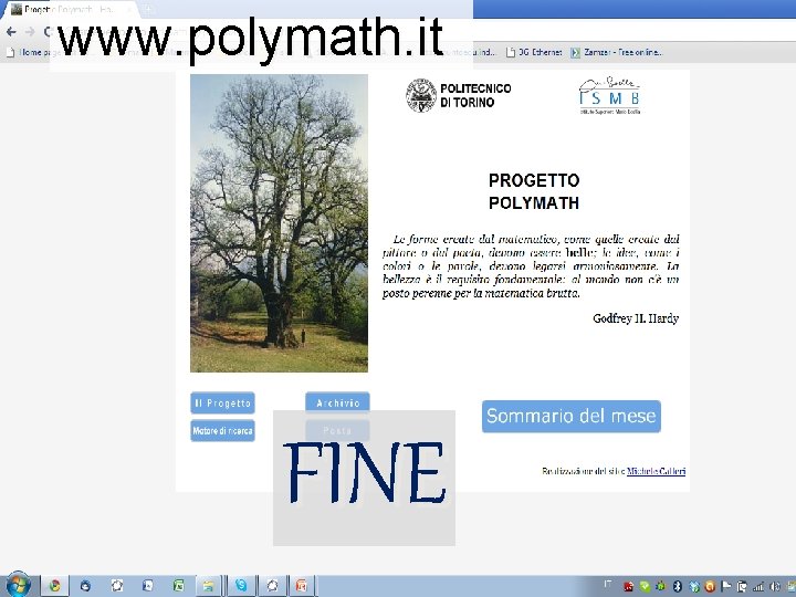 www. polymath. it FINE 