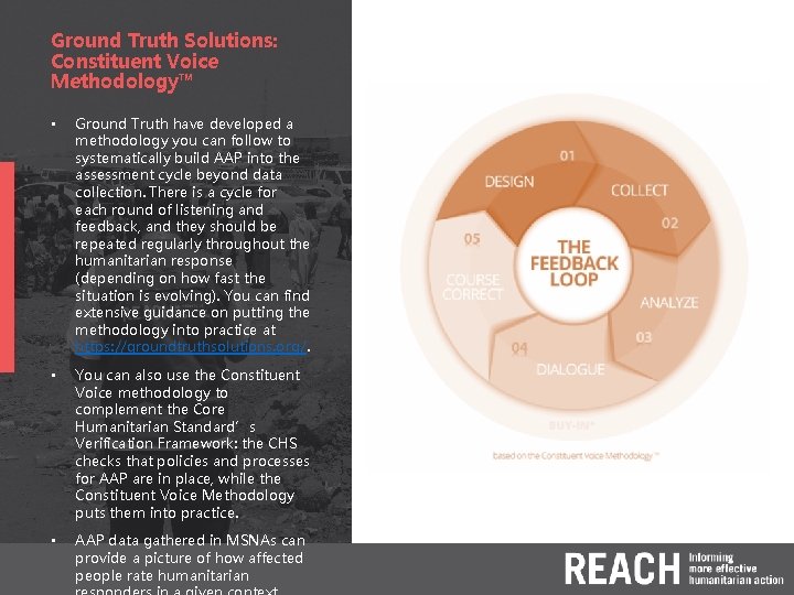 Ground Truth Solutions: Constituent Voice Methodology™ • Ground Truth have developed a methodology you