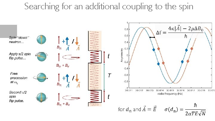Searching for an additional coupling to the spin / 
