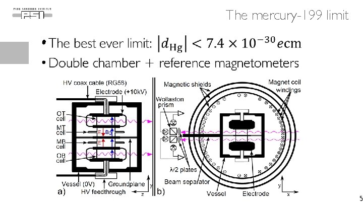 The mercury-199 limit • 5 