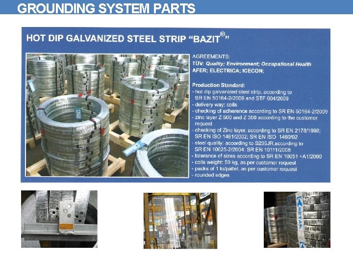 GROUNDING SYSTEM PARTS 