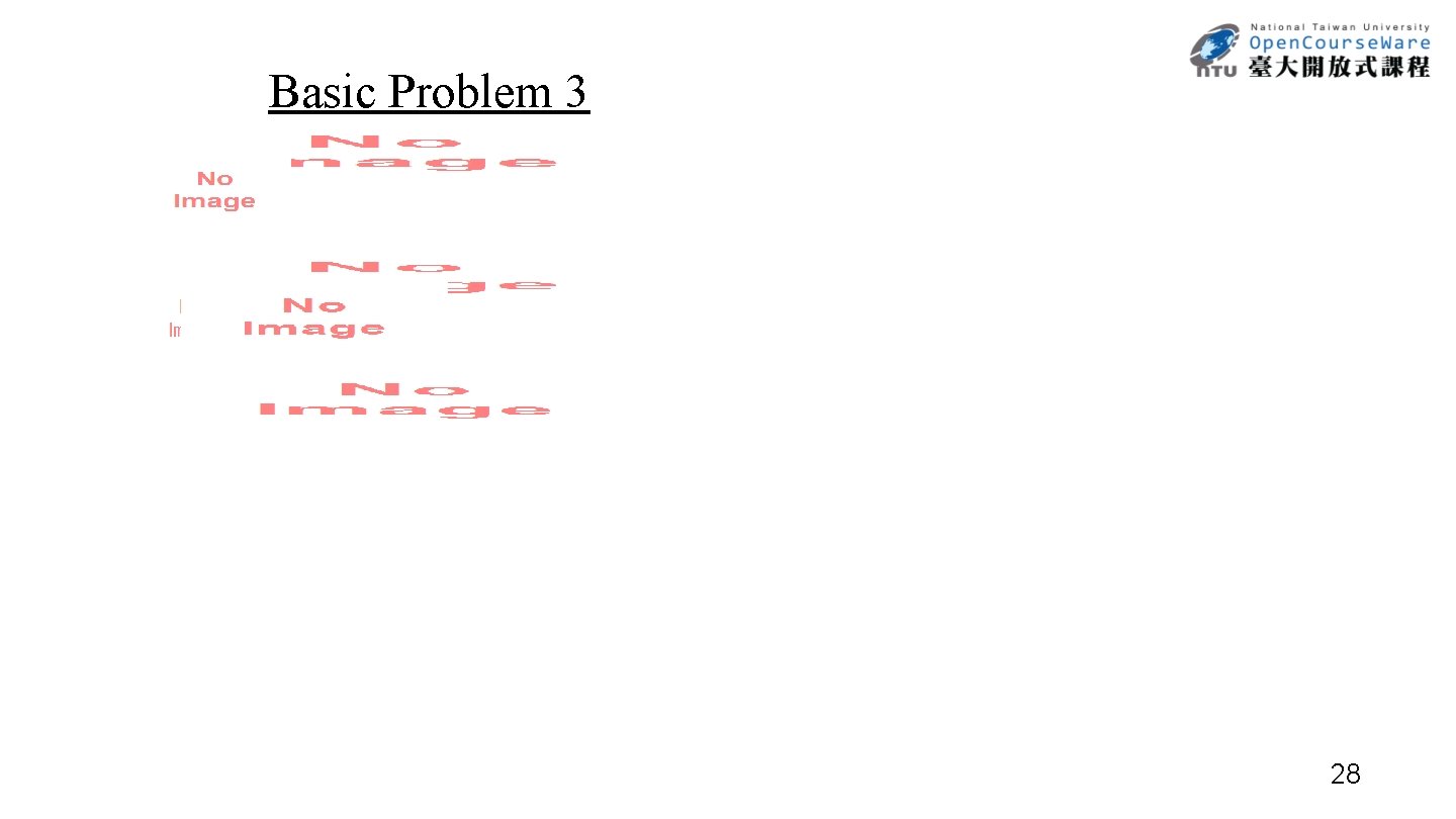 Basic Problem 3 28 