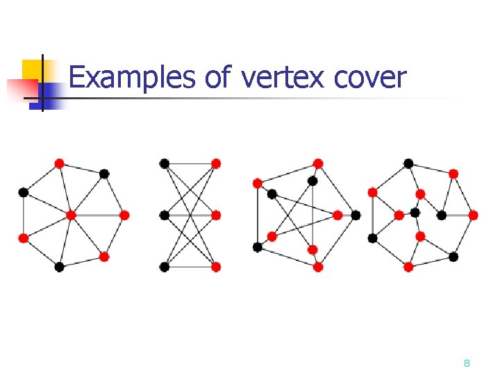 Examples of vertex cover 8 