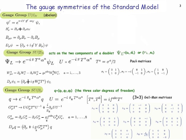 The Standard Model Of Particles And Interactions III The Standard Model Of Particles And Interactions III