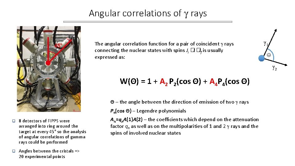 Angular correlations of rays The angular correlation function for a pair of coincident rays Angular correlations of rays The angular correlation function for a pair of coincident rays