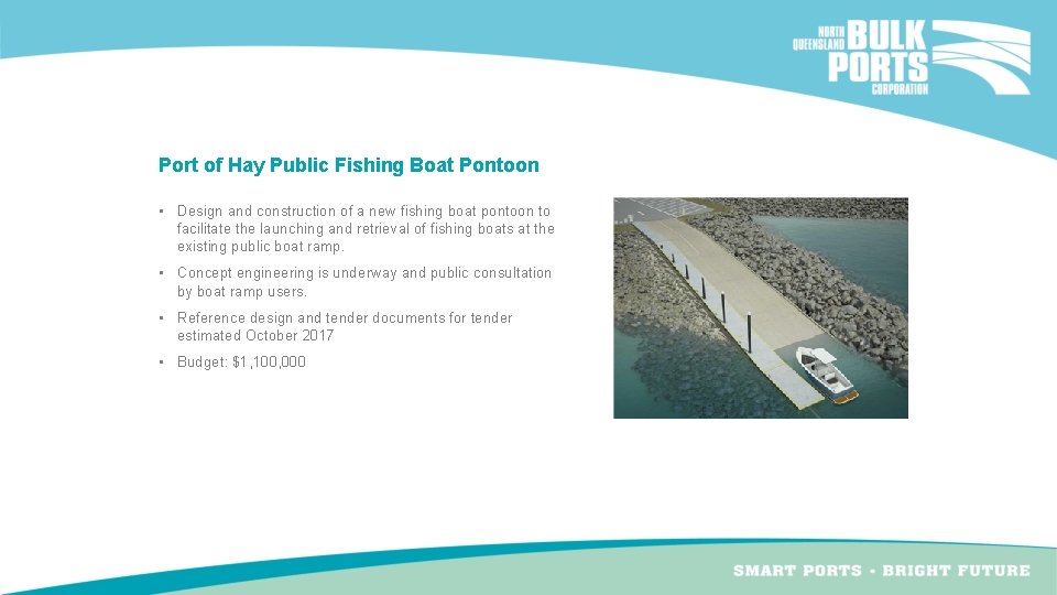 Port of Hay Public Fishing Boat Pontoon • Design and construction of a new Port of Hay Public Fishing Boat Pontoon • Design and construction of a new
