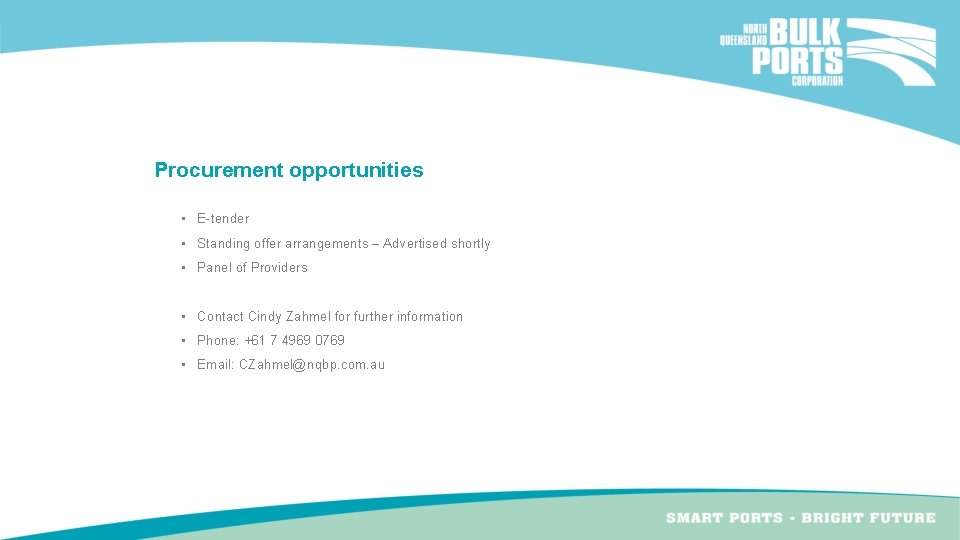 Procurement opportunities • E-tender • Standing offer arrangements – Advertised shortly • Panel of Procurement opportunities • E-tender • Standing offer arrangements – Advertised shortly • Panel of
