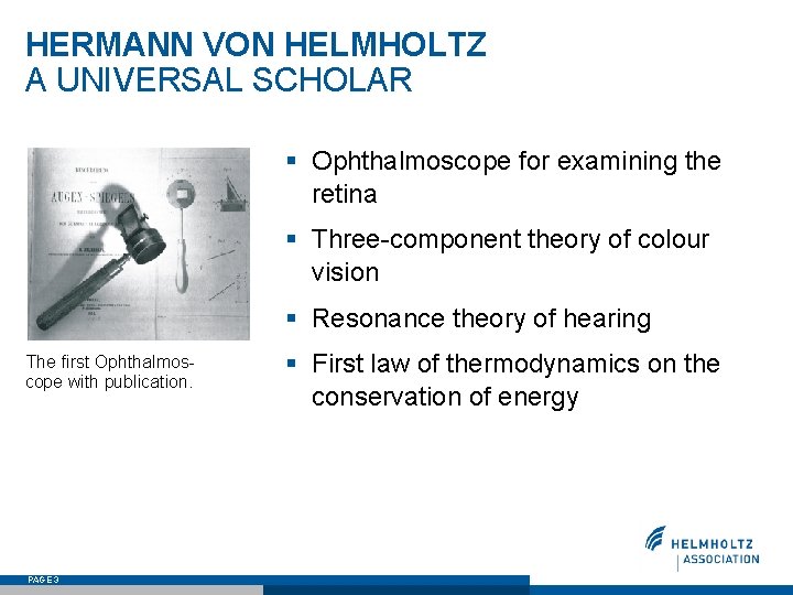Helmholtz Vision Diagnostics Vision)