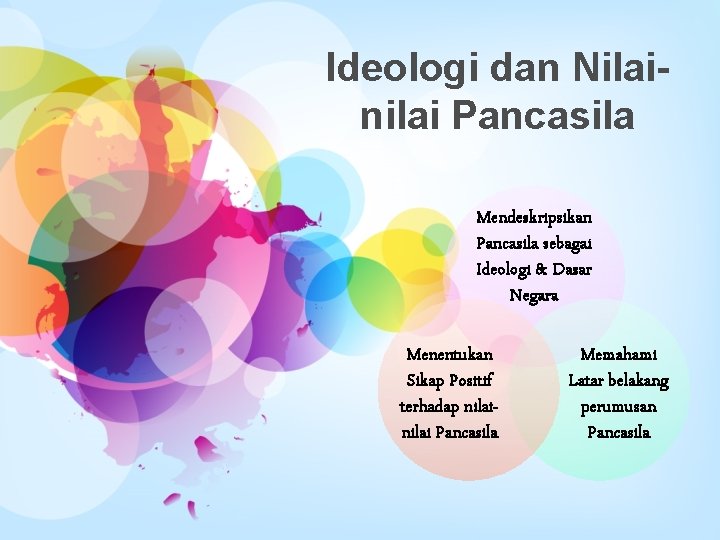 Ideologi dan Nilainilai Pancasila Mendeskripsikan Pancasila sebagai Ideologi & Dasar Negara Menentukan Sikap Positif