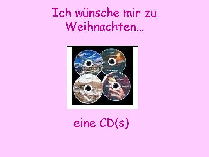 Ich wünsche mir zu Weihnachten… eine CD(s) 