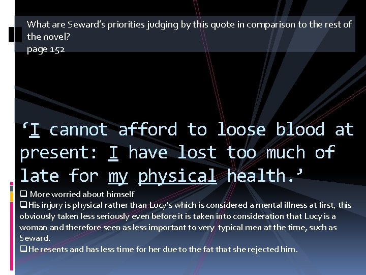 What are Seward’s priorities judging by this quote in comparison to the rest of What are Seward’s priorities judging by this quote in comparison to the rest of