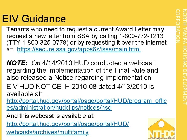 Tenants who need to request a current Award Letter may request a new letter