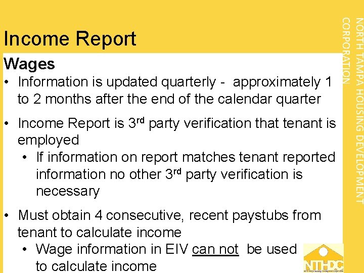Wages • Information is updated quarterly - approximately 1 to 2 months after the