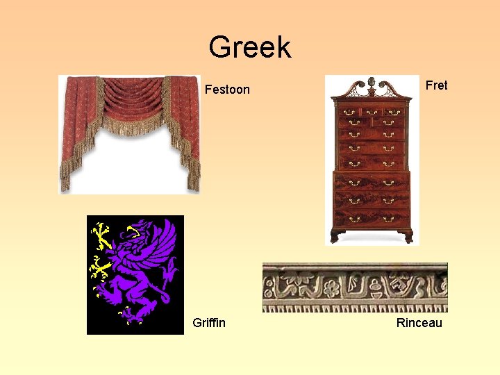 Greek Festoon Griffin Fret Rinceau 