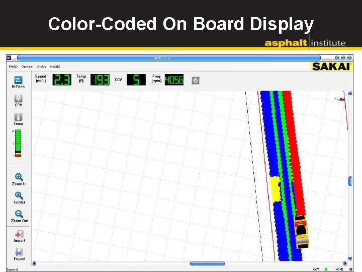 Color-Coded On Board Display 