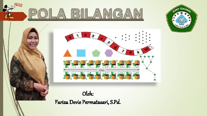 POLA BILANGAN Oleh: Fariza Devie Permatasari, S. Pd. 