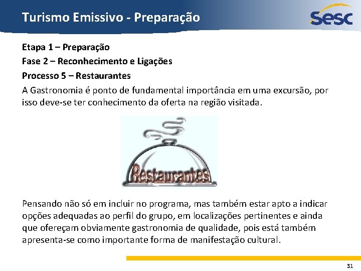 Turismo Emissivo - Preparação Etapa 1 – Preparação Fase 2 – Reconhecimento e Ligações