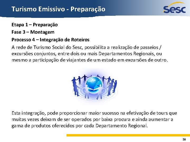 Turismo Emissivo - Preparação Etapa 1 – Preparação Fase 3 – Montagem Processo 4