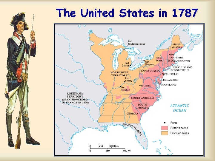The United States in 1787 The United States in 1787
