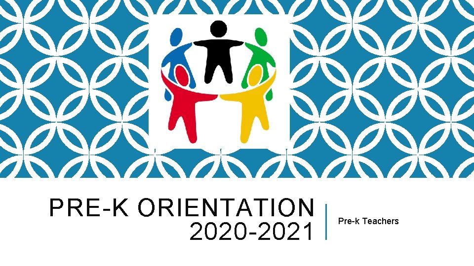 PRE-K ORIENTATION 2020 -2021 Pre-k Teachers 