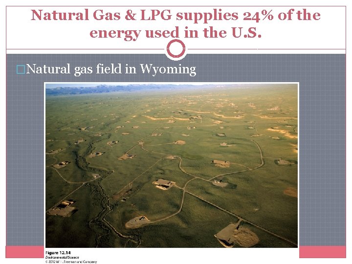 Natural Gas & LPG supplies 24% of the energy used in the U. S.