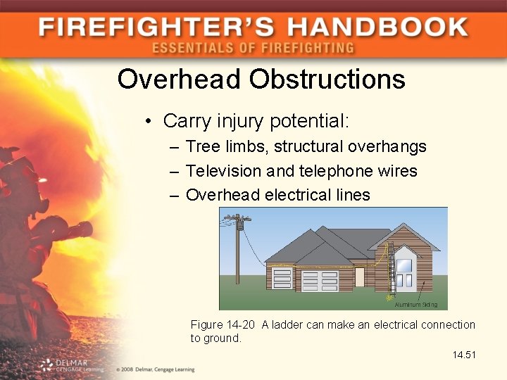 Overhead Obstructions • Carry injury potential: – Tree limbs, structural overhangs – Television and