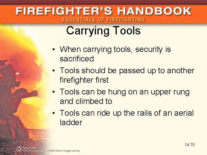 Carrying Tools • When carrying tools, security is sacrificed • Tools should be passed