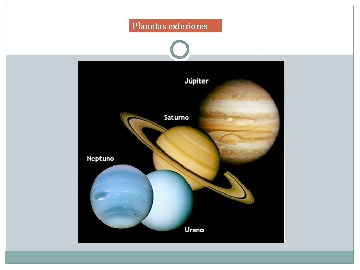 Planetas exteriores 